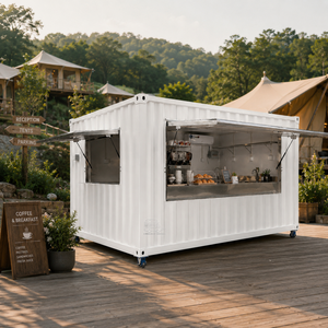 Bar en conteneur, café, restaurant en conteneur maritime, bar extérieur, maison mobile en conteneur, entièrement équipé - Product Image 1