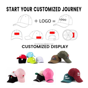 Casquette de baseball à 6 panneaux en coton 100% de haute qualité, personnalisable avec logo brodé - Product Image 6