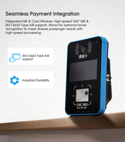 Rakinda RD800 Android 10, Pantalla a Color de 5 Pulgadas, Conectividad RS232 y Puerto USB, Protocolo Wiegand, Distancia de Lectura de 8 cm, Pago por Código QR