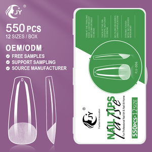 JIEYU PMMA/ABS Faux ongles réutilisables en ABS à couverture complète pour le <span class=keywords><strong>nail</strong></span> <span class=keywords><strong>art</strong></span> DIY à presser - Product Image 4