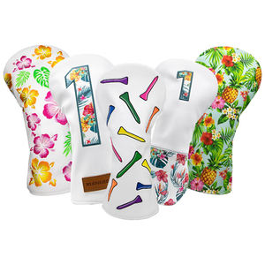 Housse de tête de club de golf en cuir PU personnalisée, très vendue, pour bois de golf - Product Image 3