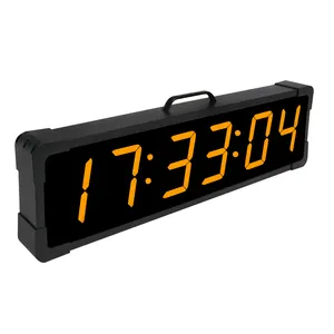 CHEETIE CP0210 Jumbo grandi numeri gialli riutilizzabili PoE orologio da pensionamento con conto alla rovescia multicolore - Product Image 1