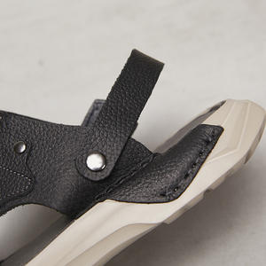 2026 New Arrival Hand Stitched <b>Velcro</b> Genuine Leather Closed Toe Sandals Cool Durable Middle Aged Elderly <b>Men</b> <b>Shoes</b> - Product Image 4