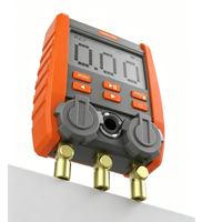 Manomètre numérique de climatisation à collecteur unique en laiton, jauges haute/basse pression pour réfrigérants R410A R22, base en plastique TWH