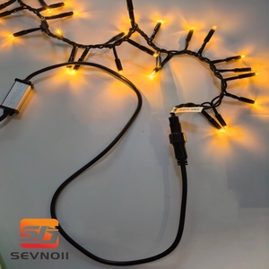 <span class=keywords><strong>Guirlande</strong></span> <span class=keywords><strong>lumineuse</strong></span> LED en cluster IP65 pour extérieur, effet feux d'artifice de Noël - Product Image 4