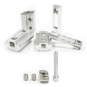 Profils en aluminium de norme européenne avec connecteurs coulissants à fixation dissimulée à montage rapide et perçage réglable - Product Image 3