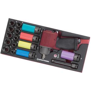 Kraftwerk 18-p. Bandeja de llave de impacto EVA3 1/2" - Product Image 1