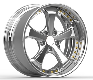 JUWA Juego de 2 Ruedas Forjadas Nuevas 5x114.3 de 19 Pulgadas con Offset Personalizado para BMW, Audi y <span class=keywords><strong>Mercedes</strong></span> - Product Image 1