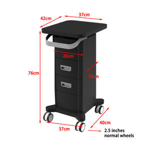 Chariot de Service Métallique Robuste Moderne, Capacité de Levage 80 kg, pour Spa, Salon de Beauté, Machine Faciale et Équipement <span class=keywords><strong>Esthétique</strong></span> Hôtelier - Product Image 3
