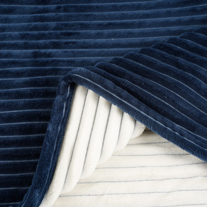 High Quality Lightweight Cozy Soft Plush Microfiber <strong>Blue</strong> Flannel Fleece <strong>Throw</strong> <strong>Blankets</strong> King Size Fleece <strong>Blanket</strong> - Product Image 3