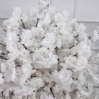 DKB Factory - Vente en gros de fleurs artificielles en soie, hortensias réalistes au toucher réel, boules de fleurs blanches et vertes pour la décoration de mariage, de fête et de cérémonie