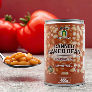 Großhandel frische Zinn Gemüse Tomatensauce weiße Niere Fava Bohnen Sau bohnen Dosen gebackene Bohnen - Product Image 1