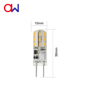 หลอดไฟ LED ซิลิโคน G4 1W 12V AC DC แบบขาคู่ แทนหลอดฮาโลเจน มุมลำแสง 360 องศา สำหรับไฟคริสตัล - Product Image 6