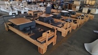 Reformer de Pilates Cadillac de Madera de Roble Maciza, Multifuncional, Duradero y de Alta Densidad
