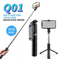 Wholesale like mirror mini selfie stick handheld monopod for Iphone &  Android Cellphone