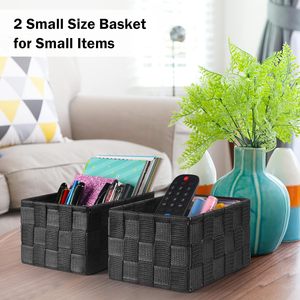 OEM Wholesale Nylon Belt Woven <strong>Storage</strong> Box Rectangle <strong>Home</strong> <strong>Organization</strong> and Modern Style Stackable <strong>Storage</strong> From China - Product Image 4