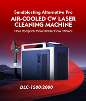 Mesin Pembersih Laser Serat Pulsa DMK New air Cooling 1500w Portabel untuk Penghapusan Karat