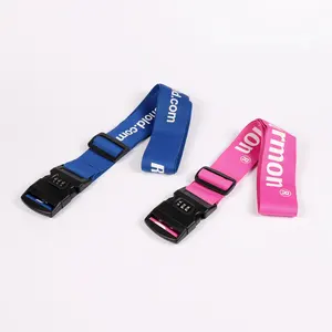 High Quality <strong>Personalised</strong> Adjustable <strong>Luggage</strong> <strong>Strap</strong> Suitcase Belt <strong>Strap</strong> With Buckle - Product Image 1