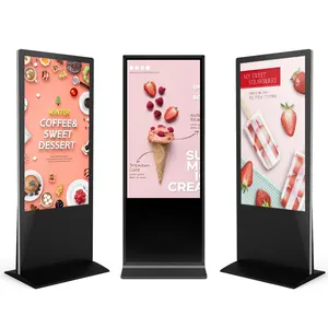 Máquina de publicidad Vertical para interior, pantalla Digital de vídeo interactivo, reproductor de publicidad lcd, 55 pulgadas