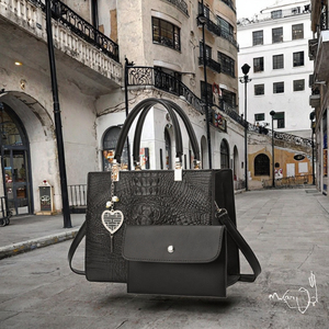 2025 nuevos bolsos de cuero PU de marca de lujo para mujer, conjunto de bolsos de hombro de estilo Vintage de calidad con monedero para las estaciones de verano y otoño - Product Image 3