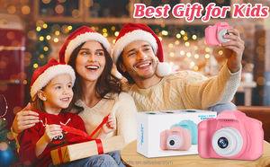 複数のシリコンケースを持つミニかわいいポータブル防水キッズカメラ - Product Image 3