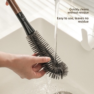 Nouvelle Brosse de Nettoyage Flexible 2-en-1 en PP à Long Manche pour Biberons, Mixeurs Haute Vitesse et Usage Domestique – Nettoyage à 360 Degrés - Product Image 2