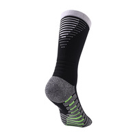 Chaussettes de football professionnelles OEM respirantes, antidérapantes, à compression, avec grip personnalisé