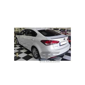 Kia Cerato Trunk Top sottile Spoiler pianoforte nero lucido nero