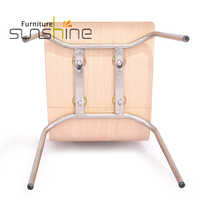 Table à manger et chaises modernes en bois massif de haute qualité Solution économique pour restaurant et cantine