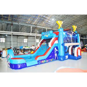 Castillo inflable de PVC resistente para gimnasia, combo de brincolín para niñas, ideal para alquiler de eventos, patios traseros, parques y cumpleaños infantiles. - Product Image 3