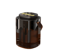 Humidificateur de bureau grande capacité 3L, diffuseur d'air à 3 vitesses, brumisateur USB avec lumière colorée pour la maison, le bureau et l'hôtel