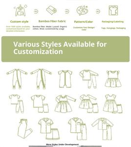 Tutine in Bambù per Bambini con Disegni Casuali, <span class=keywords><strong>Abbigliamento</strong></span> per Ragazzi e Ragazze, Scatola Misteriosa in Bambù Pronta per la Spedizione - Product Image 5