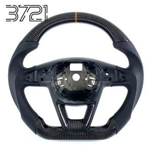 Volante Deportivo de Cuero y Fibra de Carbono para Seat Leon 5F Cupra FR Ibiza Ateca Arona, 2013-2020 - Product Image 1