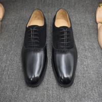 1 paire MOQ, chaussures Oxford pour homme de haute qualité, chaussures habillées en cuir véritable, chaussures en cuir pour homme