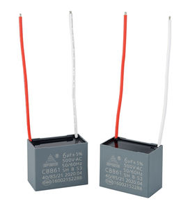 ตัวเก็บประจุซีรีส์สาย Cbb61 uF 250-500V 1-30uF ผลิตสำหรับพัดลมไฟฟ้า - Product Image 1