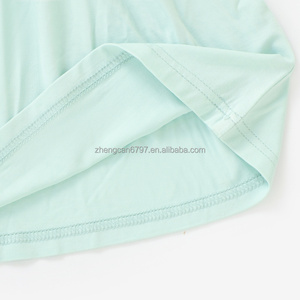 Gonne di bambù su misura per bambini in stile bambino bambini vestiti per 6-9 <span class=keywords><strong>mesi</strong></span> estate a maniche corte abito con volant - Product Image 6