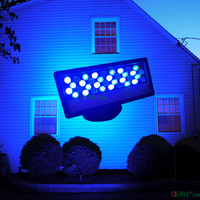 Projecteur vertical rectangulaire SMD pour éclairage de scène extérieur, contrôle DMX512, étanche, pour projets commerciaux et jardins