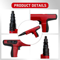 Pistolet à clous manuel à poudre pour fixation rapide WME-SDQ301T, 3 vitesses réglables pour un contrôle précis du plafond