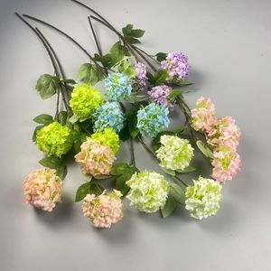 <b>Artificial</b> <b>Hydrangea</b> Bouquet Silk Flower High Simulation Wedding Home Decor Photography Props - Product Image 1