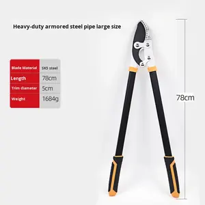 Commerce transfrontalier Sécateur télescopique de qualité industrielle à usage intensif pour arbres fruitiers Sécateur en plastique en acier Sk5 étendu puissant - Product Image 4