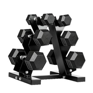 <span class=keywords><strong>Haltères</strong></span> hexagonaux en caoutchouc de 2,5 kg/5 kg/10 kg, <span class=keywords><strong>poids</strong></span> fixes, <span class=keywords><strong>poids</strong></span> libres pour la salle de sport commerciale <span class=keywords><strong>et</strong></span> l'entraînement à domicile - Product Image 5