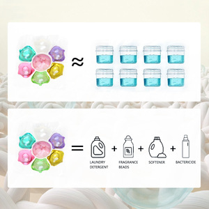 7-in-1 Laundry <b>Detergent</b> Pods, Family Pack: Cleans, Removes Stains, Leaves Fragrance, Softens Fabrics, Eliminates Mites, - Product Image 2