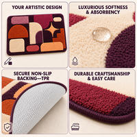 Tapis personnalisé avec logo imprimé, design sur mesure, tapis en polyester fabriqué à la machine, antidérapant, tapis d'intérieur, tapis sur mesure