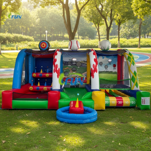 <span class=keywords><strong>Giochi</strong></span> Interattivi 3 in 1 per Adulti e Bambini: Pallone Gonfiabile in PVC/Baseball con Soffiatore per Avventure Indoor/Outdoor, Parchi e Carnevali - Product Image 1