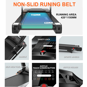 Ciapo A1 nhà sử dụng điện gấp giá rẻ Máy chạy bộ lắp ráp dễ dàng cơ giới chạy bộ Máy chạy bộ - Product Image 4