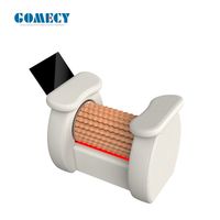 GOMECY A72 Machine de massage corporel électrique avec 22 rouleaux en bois de hêtre massif