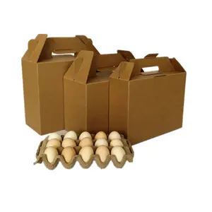 china supplier wholesale Hottest High Quality Custom Corrugated Pets Birds Carry Animal Paper Shipping Box With Handle