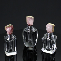Botol Parfum Batu Kristal Alami Botol Kosong Kaca untuk Minyak Esensial Grosir dan Eceran Pabrik