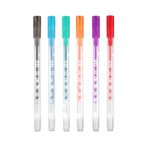 Bolígrafos de Gel de Colores Vivos, Juego de 12 Colores, Bolígrafos de Tinta de Gel 3D de 1.0 mm, Marcadores para Colorear, Bolígrafos Fluorescentes para Pintar - Product Image 1