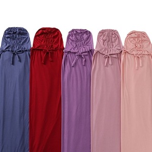 Voile de sport instantané en jersey de coton extensible Sharut de haute qualité pour femmes musulmanes, avec <span class=keywords><strong>bonnet</strong></span> intérieur 2-en-1 intégré - Product Image 6